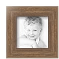 thumbnail image 2 of ArtToFrames 5" x 5" Driftwood Ridge Rustic Picture Frame, 5x5 inch Brown Wood Poster Frame (WOM-5256),  Pack, 2 of 7
