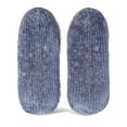 thumbnail image 3 of MeMoi Women's Cozy Daisies Chenille Sherpa Lined Slippers - Womens - Female, S-M, Denim, 3 of 3
