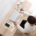 thumbnail image 3 of Long Mouse Pads for Desk,Pioneer Flower Floral Print Pattern Desk Mats on Top Of Desks, Desk Mouse Pad Extra Large with 3mm Non-Slip Base and Stitched Edge for Gaming,Office,Work,Home 31.5"x11.8", 3 of 6