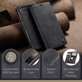 thumbnail image 4 of TEHC CIRCLE for Google Pixel 9 Pro XL Case (6.8") 2024 Release, Classic Wallet Flip Phone Case, Built-in Stand Function, with Card Slots & Cash Pocket, PU Leather Protective Magnetic Cover, Black, 4 of 9