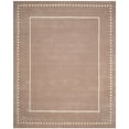 thumbnail image 2 of SAFAVIEH Bella Danita Plain Dotted Bordered Wool Area Rug, Beige/Ivory, 8' x 10', 2 of 6