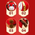 thumbnail image 2 of 2026 Year of The Horse Stuffed Animals Mascot Plush, Chinese New Year Red Horse Doll Fortune Ornament, Funny Crying Horses Smiling Horses Decor Gift, 2 of 9