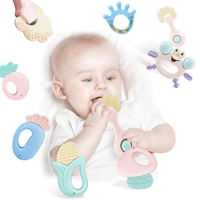 VONGEM Baby Rattles & Teethers, 14-Piece Set With Case photo 2