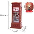 thumbnail image 3 of Teléfono De Navidad Linterna Luminosa Linterna De Nieve De Navidad Para Mesa De Navidad Decoración De Estudio De Sala De Estar seitruly HA041695-02, 3 of 6