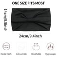 thumbnail image 4 of TELOLY 5Pcs Headbands for Women,Polyester Sweat Band,Gym Accessories for Women,Mixing5, 4 of 5