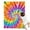 Colorful Rainbow Tie, variant on Colorful Rainbow Tie Dye Spiral Pattern Blanket,Comfortable Soft Flannel Throw Blanket,All Season,Warm Lightweight Blankets for Sofa Bed Couch Living Room Chair,30"x40"