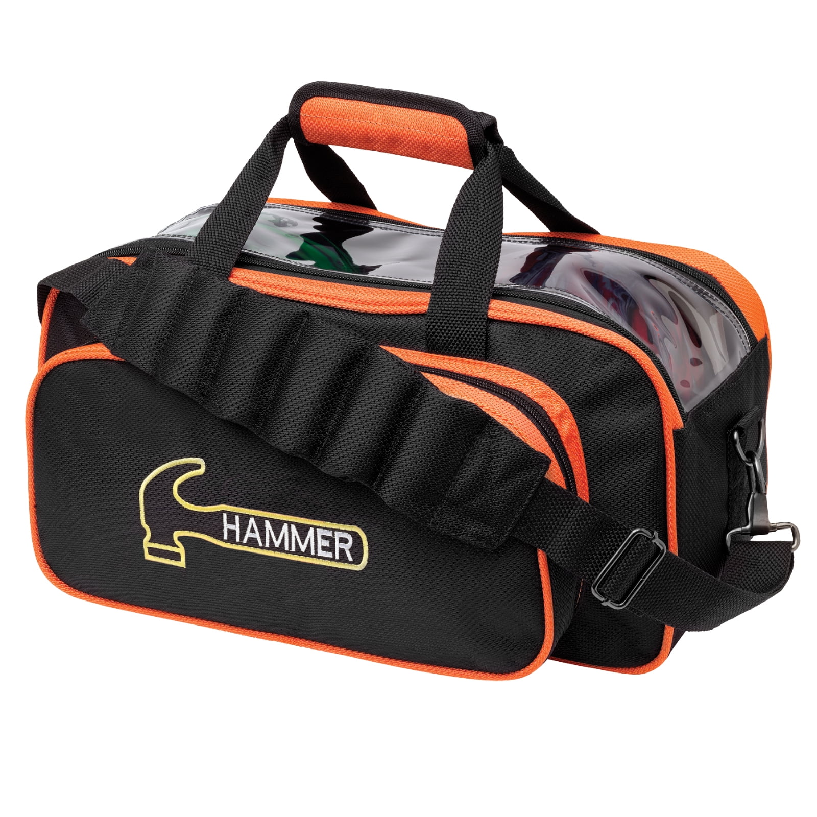 Hammer Double Tote Bowling Bag Black/Orange