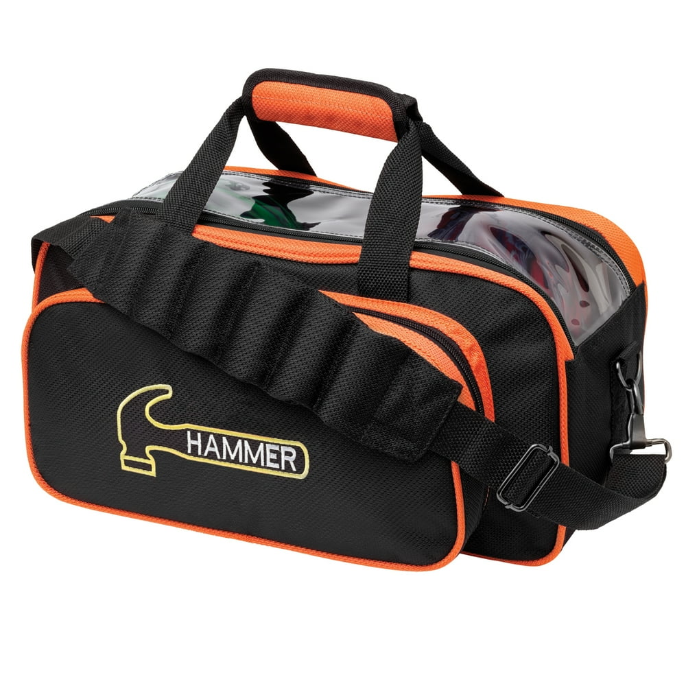 Hammer Double Tote Bowling Bag Black/Orange
