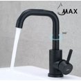 thumbnail image 2 of MAX Faucets Side Handle Swivel Bathroom Faucet Matte Black Finish, 2 of 2