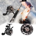 thumbnail image 2 of Hearth & Gear Deep Water Fishing Line Reel Scroll For Winter Fishing Smooth Rotation High Strength Material Durable Gear System Bulk Anglers Aid Items Items for Men Weights Saltwater Tackle Boxes Ice, 2 of 7