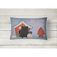 thumbnail image 2 of Carolines Treasures BB2897PW1216 Dog House Collection Chow Chow Black Canvas Fabric Decorative Pillow  12H x16W, 2 of 3