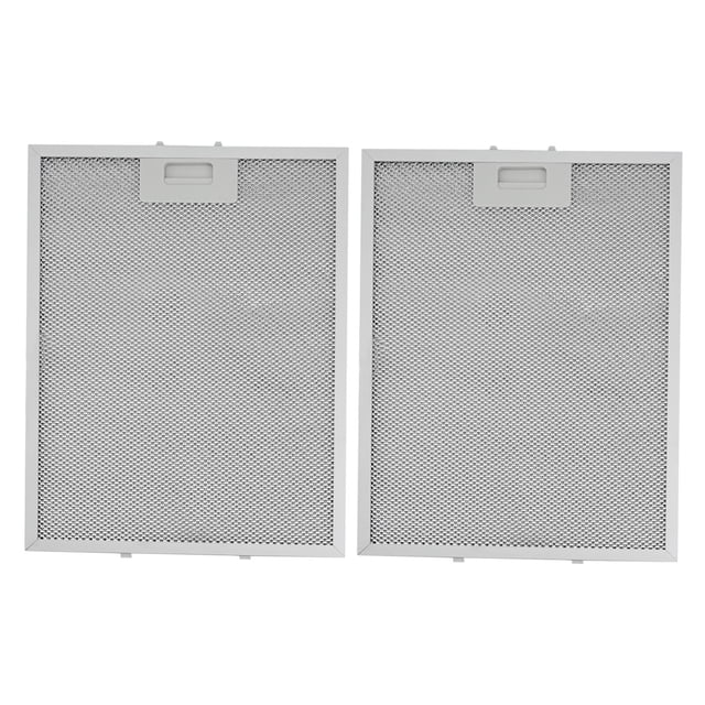 Bgsha 2pcs Aluminum Mesh Filter 280x371x9MM Cooker Hood Filters Washable Grease Filter Kitchen Extractors Regular Replacement