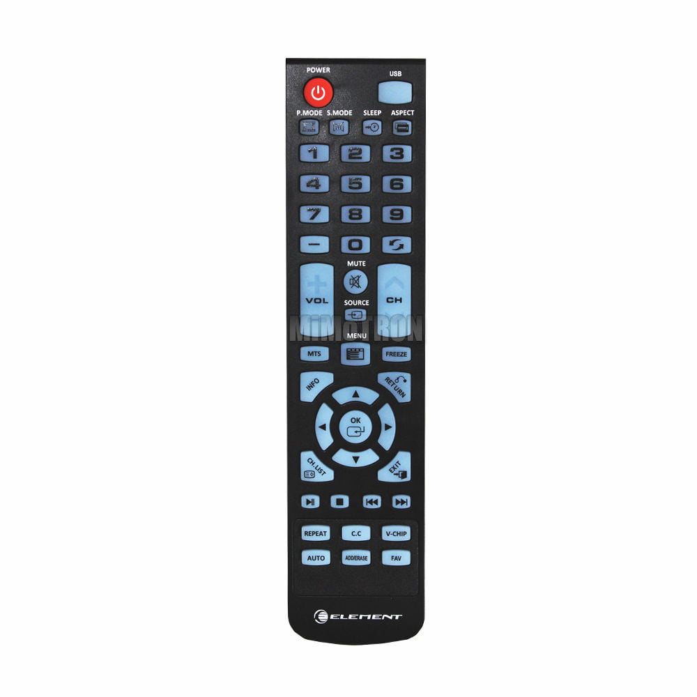 ELST5016S Replacement Remote Control for Element TV E4SJ5516H ELSFS502 ELST4316S ELEFS403S