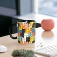 thumbnail image 2 of Leopard Print Coffee Mug 11 OZ Cute Tea Cup Funny Coffee Cups for Women Microwave Safe, 2 of 6