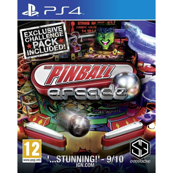 The Pinball Arcade (PS4 Sony PlayStation 4) 22 Classic Pinball Tables