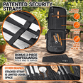 Professional Chef Carrying Bag with 30+ Pockets, Water-Resistant 600D ...