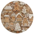 thumbnail image 3 of Christmas My Favorite Gingerbread Cookies Round Carpet Circle Rug Outdoor Patio Area Rug Washable Large Area Rugs Hallway Room Decor Fitness Mats, 3 of 8