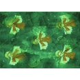 thumbnail image 1 of Ahgly Company Machine Washable Indoor Rectangle Transitional Deep Emerald Green Area Rugs, 5' x 7', 1 of 7