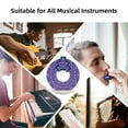 thumbnail image 2 of yeacher RMT-A2P Roue de Théorie Musicale - Cercle de Cinquièmes en Alliage d'Aluminium, Tableau de Progression des Accords, Outil d'Apprentissage de la Guitare avec Base Antidérapante, Diamètre 12cm, Options Violet/gris/noir, 2 of 6