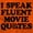 Orange, variant on Speak Fluent Movie Quotes Classic Sweatshirt for Men or Women Brisco Brands L