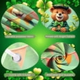 thumbnail image 4 of Green Clover Home Banner Black Plaid Plaid Backdrop Rustic Wooden Sweet Home Lettering Clover Display for Home Decoration St. Patrick's Day Living Room, 4 of 9