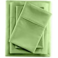 thumbnail image 3 of 300 Thread Count Sheet Set 4 Piece - Extra Soft 100% Egyptian Cotton 16" Deep Pockets Sheets, Luxury Bed Sheets, Long Staple & Machine Washable Cooling Sheets - Sage Solid, King Size., 3 of 6