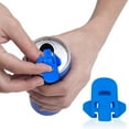 thumbnail image 4 of Naxoaeo Manual Easy Can Opener, 12 Pack Soda Beer Can Opener, Leakproof Beverage Can Cover Protector, Premium Plastic Shields Can Openers for Pop, Coke, Beer, Soda, Drink Aluminum, 4 of 9