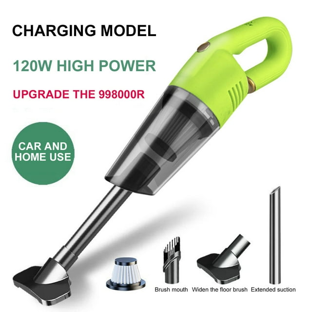 Binmer Compact Handheld Wireless Vacuum High Suction Quiet Multi-use With USB Charging Accessory Kit