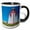 Black/White, variant on 3drose, Canada, Newfoundland, St. Anthony. Lighthouse at Fishing Point, 11oz Magic Transforming Mug
