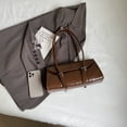 thumbnail image 3 of Bolso Hombro para Mujer Retro Con Asa Superior Cuero Impermeable (marrón), 3 of 6