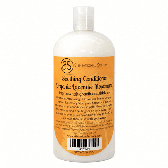 Skinsational Scents Organic Lavender Rosemary Conditioner for All Hair Types