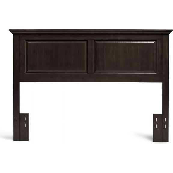 Glenwillow Home Arcadia Panel Headboard in Espresso - Full/Queen - Full/Queen Size