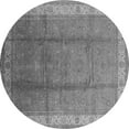 thumbnail image 1 of Ahgly Company Indoor Round Oriental Gray Traditional Area Rugs, 3' Round, 1 of 4
