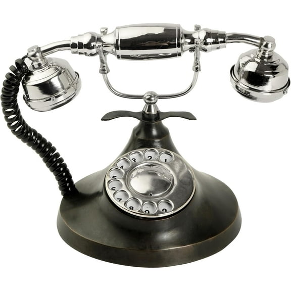 Decor Antique Decorative Tabletop Landline Rotary Dial Telephone Antique Black Telephone (DA14)
