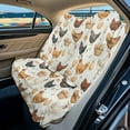 thumbnail image 2 of Xoenoiee Rooster Chicken Egg Print Car Seat Cover for Back Seat, Waterproof Bench Seat Cover, Universal Rear Bench Towel Seat Covers Nonslip Pet Backseat Protector for Cars Trucks SUVs, 2 of 7
