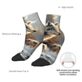 thumbnail image 6 of Fuzoiu Wolf Family Winter Wonderland Print Adult Socks, Crew Moisture-wicking Socks, Unisex Cushion Crew Socks,Casual Sports Ankle Socks, 6 of 7