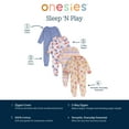 thumbnail image 6 of Onesies Brand Baby Girl Sleep ´N Play Footed Pajamas, 4-Pack, Sizes Newborn - 6/9 Months, 6 of 7
