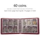 thumbnail image 3 of Inteprter Libro de almacenamiento de monedas, 60 bolsillos de cuero, resistente al agua, álbum de colección de sellos, soporte para dinero, Almacenamiento y organización del hogar Negro, 3 of 6