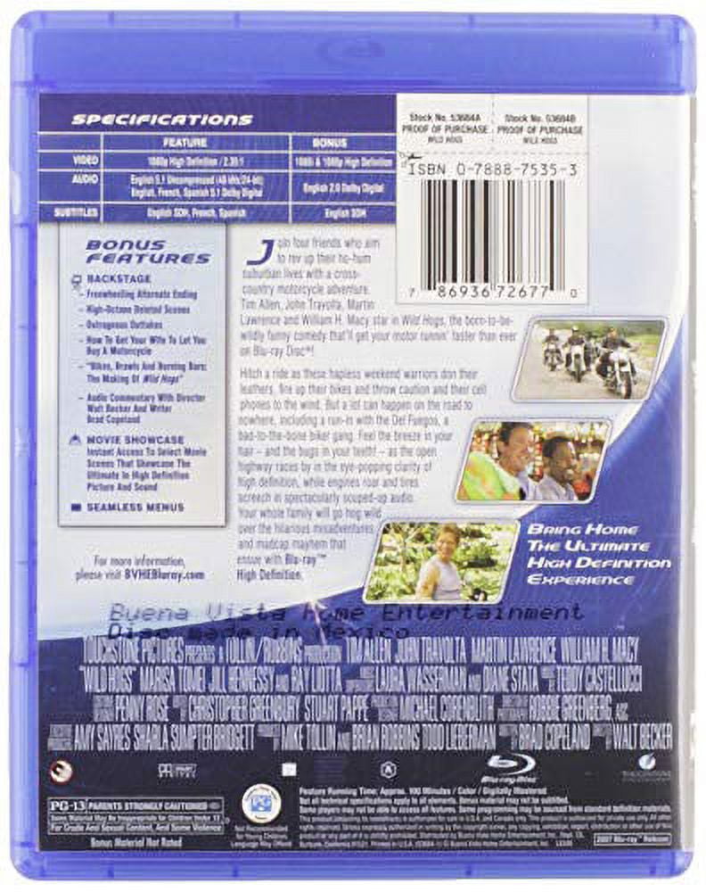 Wild Hogs [Widescreen] (Blu-ray), Disney, Comedy - Walmart.com