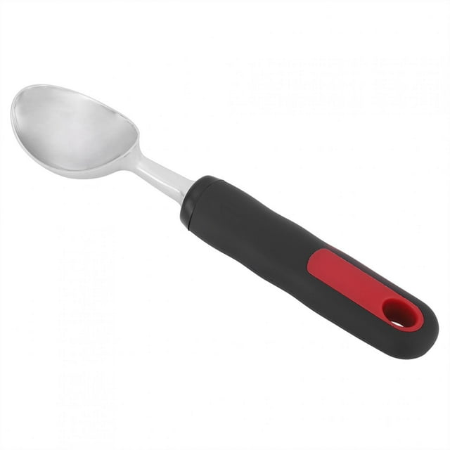Ice Cream Scoop Stainless Steel Scoop Comfortable Handle Multifunctional Practical Fruit Ice Cream Scoop with Non-Slip Handle Kitchen Tool