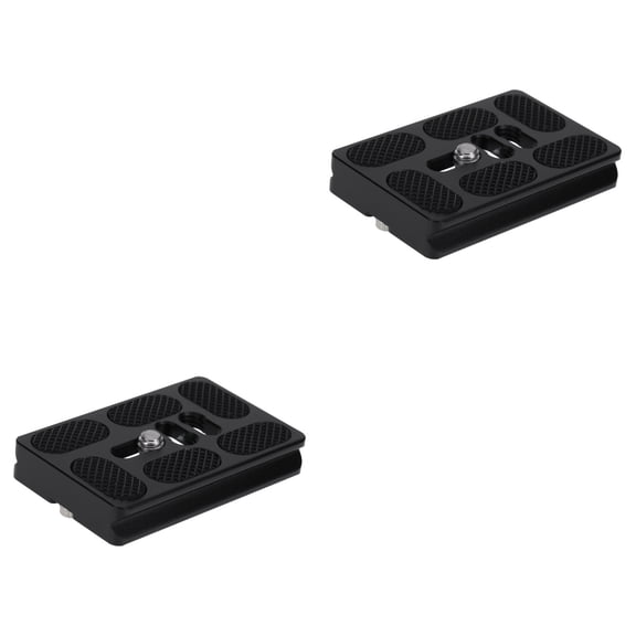 WORGEOUS 2pcs Quick Release Plate Replacement Camera Accessories with 1/4 inch Screw (PU60)