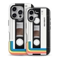 thumbnail image 2 of DesignSkinz Scratch-Resistant Hard Slim Case Compatible with iPhone 12 Mini (Compatible with MagSafe) - Vintage Retro Audio Cassette Tape V1, 2 of 9