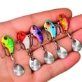 thumbnail image 3 of Mini Vib Fishing Lures With Treble Hooks High Strength Long Casting Artificial Hard Baits Fishing Tackles, 3 of 9