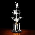 thumbnail image 3 of Angel Chimes The Original & Traditional Decorative Swedish Candle for Christmas - Metal Chime Carousel, Authentic, Scandinavian, Decoration & Ornament for Home and Kitchen, Silver, 3 of 3