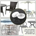 32 Pack Wrought Iron Patio Furniture Glides,11/2 inch Outdoor Chair