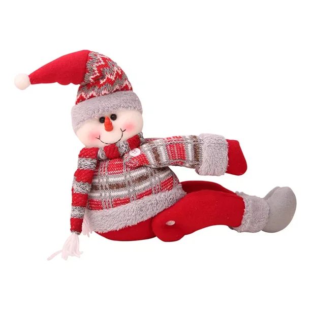 Herramienta para hornear galletas de fondant tridimensional con temática navideña con juego de sellos de émbolo, pan de jengibre para niño/niña, muñeco de nieve, Papá Noel, árbol de Navidad, reno,