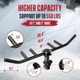thumbnail image 3 of Yes4All Multigrip Rowing Handle/T Bar Row/T Row Attachment for Muscle Group Training - Premium Steel, 550 lbs Weight Capacity, 1 in & 2 in Bar Compatibility, Any Height Fit, Superior Grip, 3 of 4