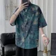 thumbnail image 5 of Conjunto de camisetas y pantalones cortos negros para hombre, trajes deportivos de dos piezas, estilo coreano 2024, conjuntos de camisetas y pantalones cortos para hombre, poliéster, novedad en camise, 5 of 5