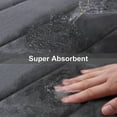 thumbnail image 4 of Olanly Memory Foam Bath Mat Large Absorbent Shower Carpet Soft Coral Velvet Floor Pad Home Decoration Non-slip Bathroom Rug, 4 of 5