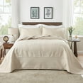 thumbnail image 2 of Oversized King Quilt, 3 Piece Oversized King Bedspread, Soft Microfiber California King Quilt Set, Vintage Pattern, Extra Large Bed Spreads King Size Oversized, with Shams, 2 of 7